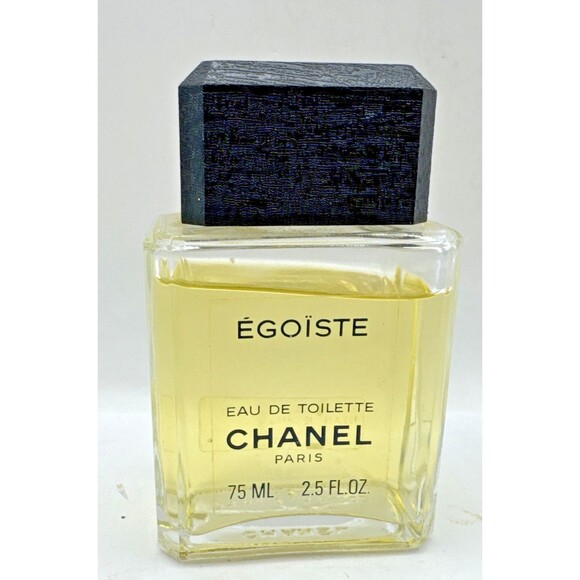 Chanel Egoiste Cologne Concentrate 1.7fl Oz./50ml 90s VTG CAP PARIS NEW YORK - Picture 1 of 3